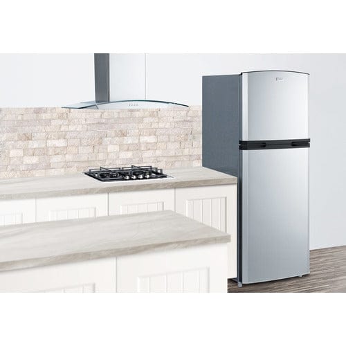 Summit 26" Top Mount Stainless Refrigerator-Freezer W/ Icemaker FF1427SSIM Refrigerators FF1427SSIM Wine Coolers Empire