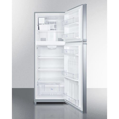Summit 26" Top Mount Stainless Refrigerator-Freezer W/ Icemaker FF1427SSIM Refrigerators FF1427SSIM Wine Coolers Empire