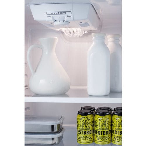 Summit 26" Top Mount Stainless Refrigerator-Freezer W/ Icemaker FF1427SSIM Refrigerators FF1427SSIM Wine Coolers Empire