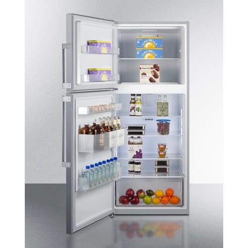 Summit 28" Left Hinge Top Mount Refrigerator-Freezer FF1513SSLHD Refrigerators FF1513SSLHD Wine Coolers Empire