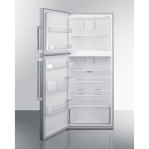Summit 28" Left Hinge Top Mount Refrigerator-Freezer FF1513SSLHD Refrigerators FF1513SSLHD Wine Coolers Empire