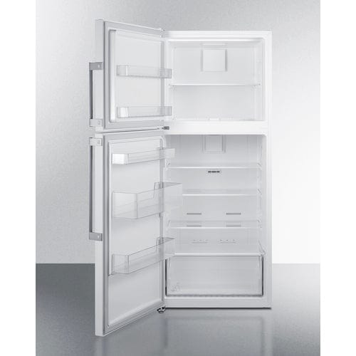 Summit 28" Left Hinge White Top Mount Refrigerator-Freezer FF1515WLHD Refrigerators FF1515WLHD Wine Coolers Empire