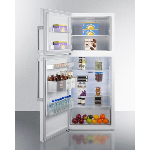 Summit 28" Left Hinge White Top Mount Refrigerator-Freezer FF1515WLHD Refrigerators FF1515WLHD Wine Coolers Empire