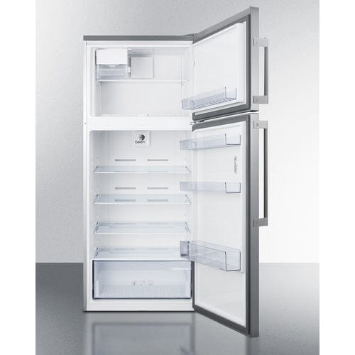 Summit 28" Top Mount W/ Icemaker Refrigerator-Freezer FF1512SSIM Refrigerators FF1512SSIM Wine Coolers Empire