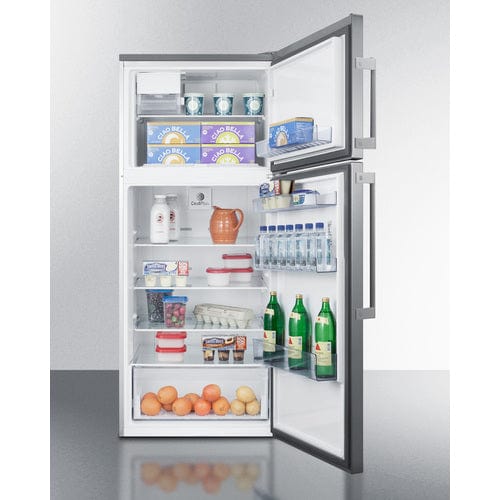 Summit 28" Top Mount W/ Icemaker Refrigerator-Freezer FF1512SSIM Refrigerators FF1512SSIM Wine Coolers Empire