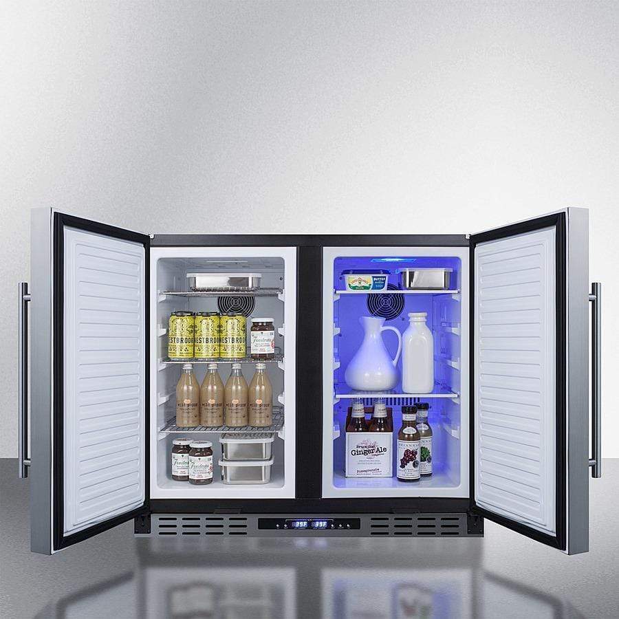 Summit 36" Wide Built-In Refrigerator-Freezer, ADA Compliant FFRF36ADA Refrigerators FFRF36ADA Wine Coolers Empire