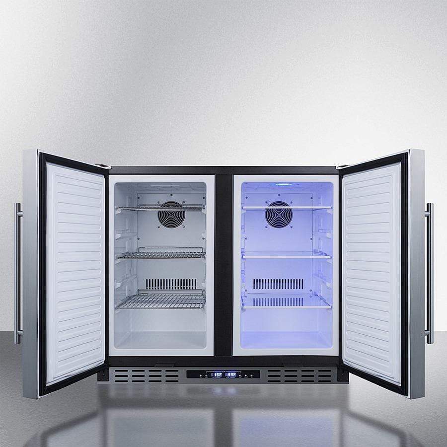 Summit 36" Wide Built-In Refrigerator-Freezer, ADA Compliant FFRF36ADA Refrigerators FFRF36ADA Wine Coolers Empire