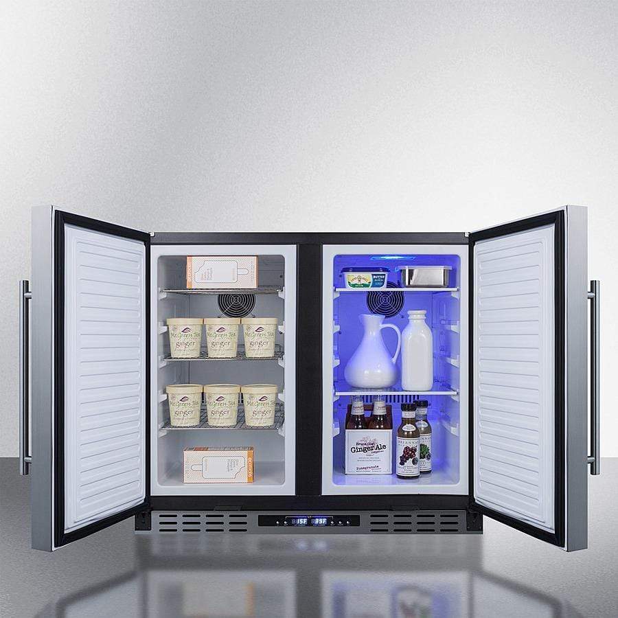 Summit 36" Wide Built-In Refrigerator-Freezer, ADA Compliant FFRF36ADA Refrigerators FFRF36ADA Wine Coolers Empire