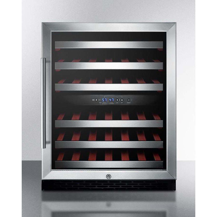 Summit 46 Bottle 24" Wide Built-In, ADA Compliant Wine Fridge SWC530BLBISTADA Wine Coolers SWC530BLBISTADA Wine Coolers Empire
