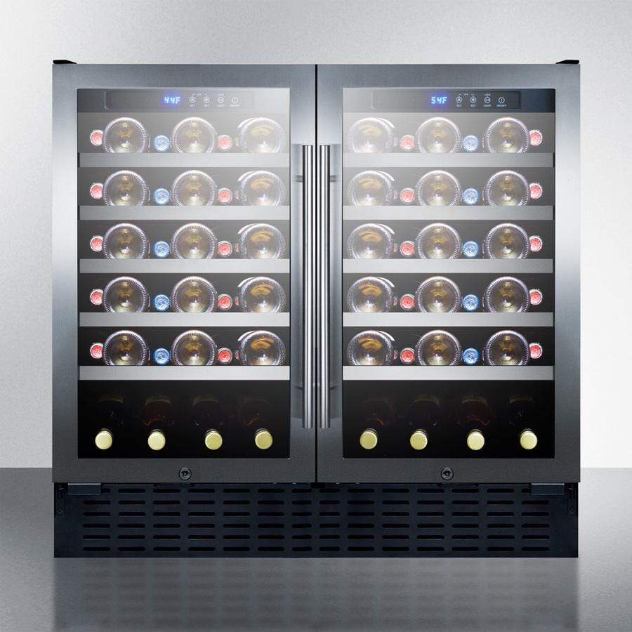 Summit 68 Bottle 36" Wide Built-In Wine Fridge SWC3668 Wine Coolers SWC3668 Wine Coolers Empire