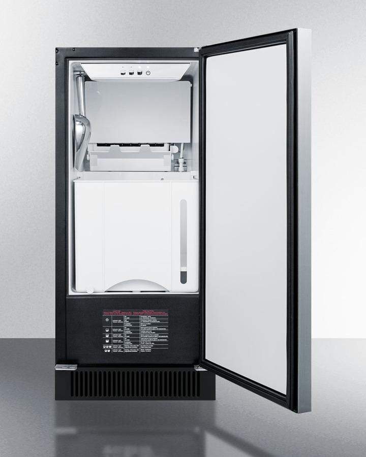 Summit Built-In 32 lb. Clear Icemaker BIM45IF Ice Makers BIM45IF Wine Coolers Empire