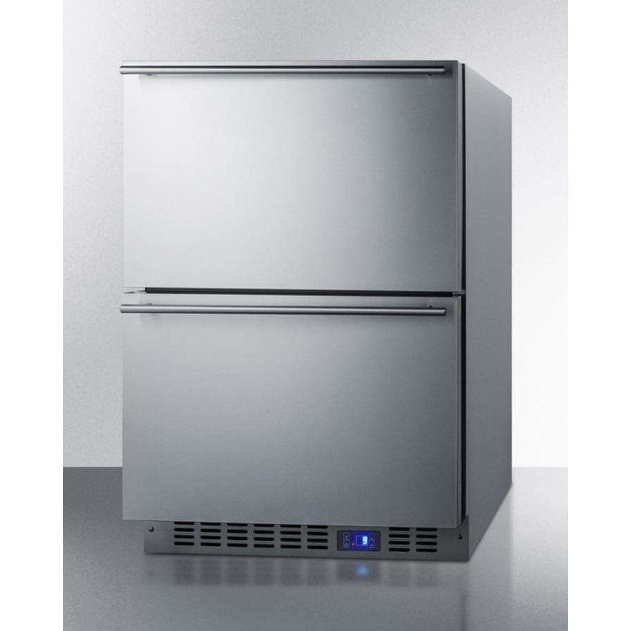 Summit Classic 24" Wide Built-In 2-Drawer All-Freezer CL2F249 Freezers CL2F249 Wine Coolers Empire