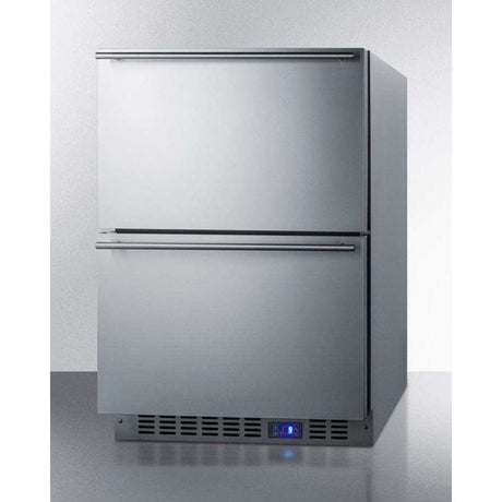 Summit Classic 24" Wide Built-In 2-Drawer All-Freezer CL2F249 Freezers CL2F249 Wine Coolers Empire