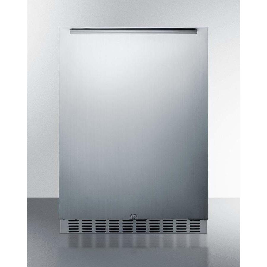 Summit Classic 24" Wide Built-In Outdoor All-Refrigerator CL67ROSB Refrigerators CL67ROSB Wine Coolers Empire