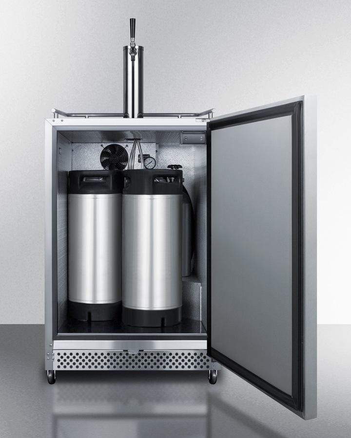 Summit Commercial 24"  Built-In Auto Defrost Outdoor Coffee Kegerator SBC695OSCF Coffee Dispensers SBC695OSCF Wine Coolers Empire