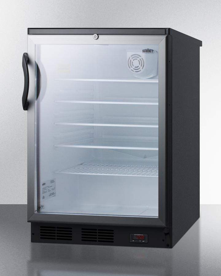 Summit Commercial 24" Built-In Automatic Defrost Craft Beer Pub Fridge SCR600BGLBIDTPUB Beverage Centers SCR600BGLBIDTPUB Wine Coolers Empire