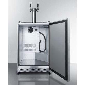 Summit Commercial 24" Built-In Automatic Defrost Outdoor Coffee Kegerator SBC695OSCFTWIN Coffee Dispensers SBC695OSCFTWIN Wine Coolers Empire