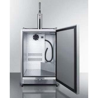 Summit Commercial 24" Built-In Automatic Defrost Outdoor Coffee Kegerator SBC695OSNCF Coffee Dispensers SBC695OSNCF Wine Coolers Empire