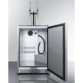 Summit Commercial 24" Built-In Automatic Defrost Outdoor Coffee Kegerator SBC695OSNCFTWIN Coffee Dispensers SBC695OSNCFTWIN Wine Coolers Empire