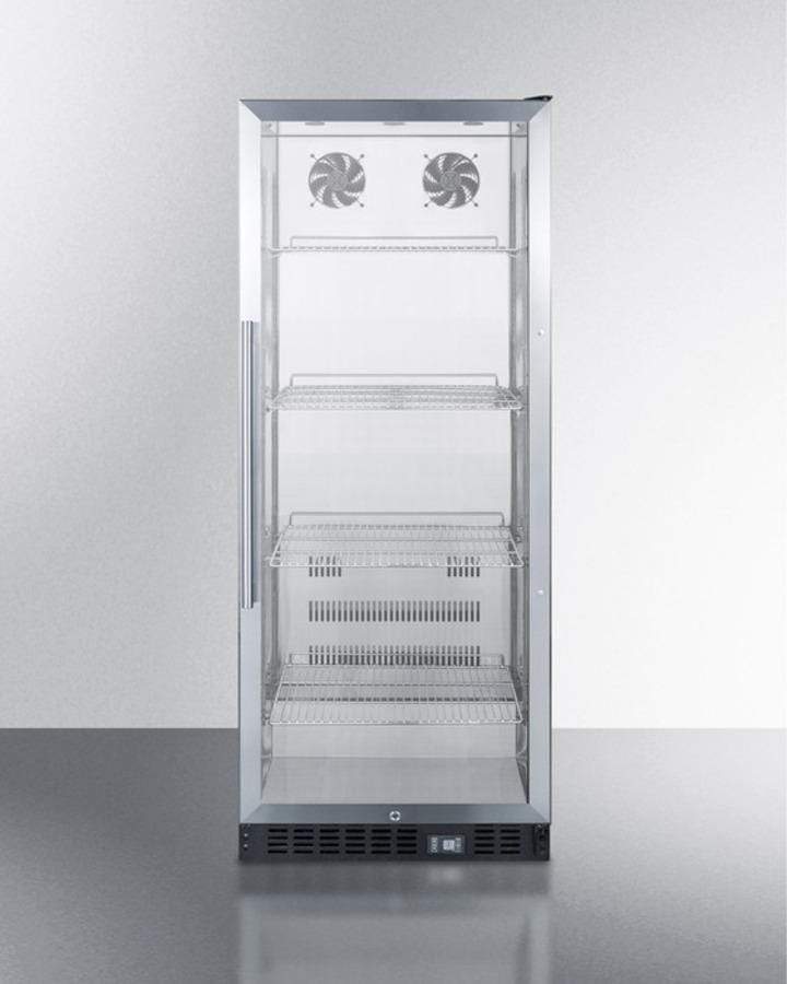 Summit Commercial 24" Wide Beverage Fridge SCR1156CSS Beverage Centers SCR1156CSS Wine Coolers Empire