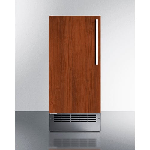 Summit Panel Ready Left Hinge Icemaker BIM26H34IFLHD Ice Makers BIM26H34IFLHD Wine Coolers Empire