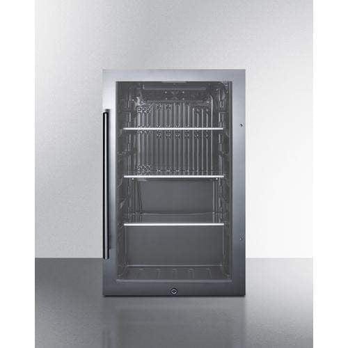 Summit Shallow Depth Indoor/Outdoor Beverage Cooler SPR488BOS Beverage Centers SPR488BOS Wine Coolers Empire