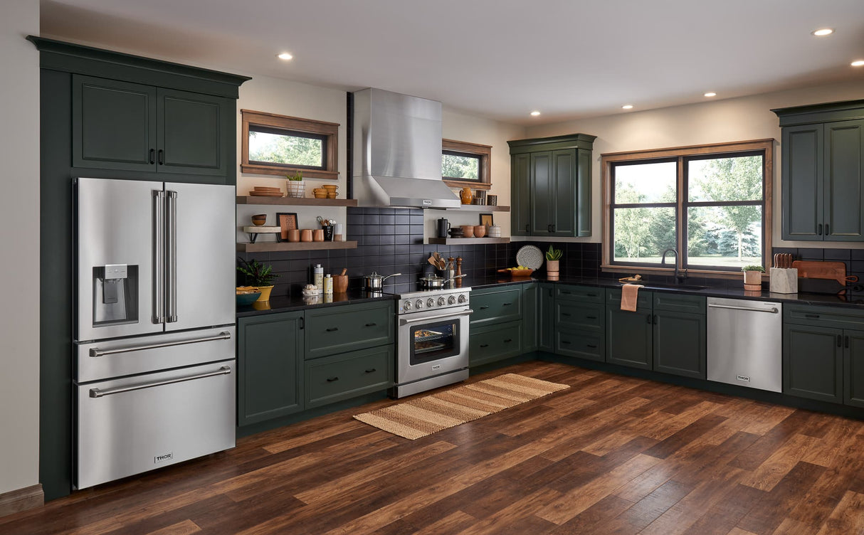 Thor Kitchen 36-Inch French Door with Ice And Water Dispenser Refrigerator TRF3601FD Refrigerators TRF3601FD Wine Coolers Empire