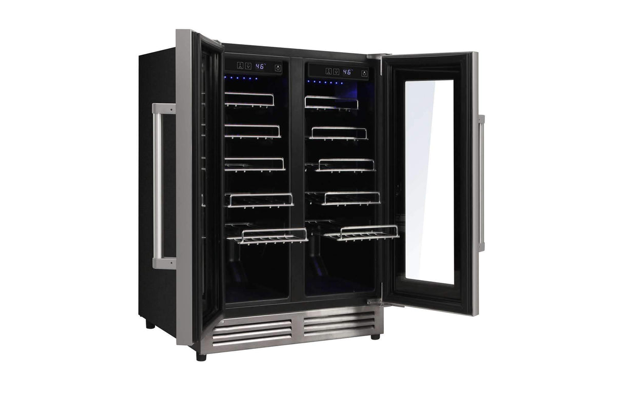 Thor Kitchen 42-Bottle Built-in Dual Zone Wine Cooler TWC2402 Wine Coolers TWC2402 Wine Coolers Empire