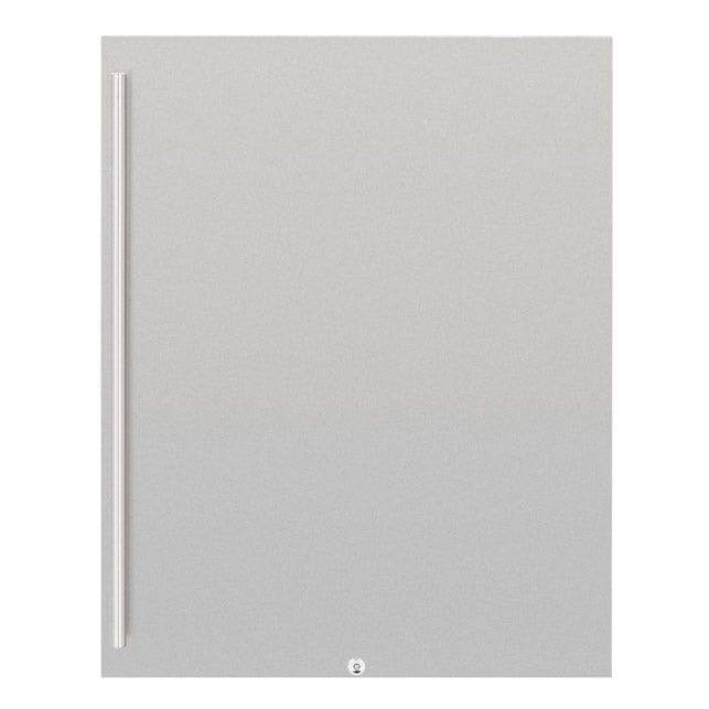 True Flame 24" 5.3C Deluxe Outdoor Rated Fridge TF-RFR-24D Refrigerators Wine Coolers Empire