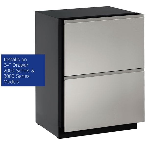 U-Line 24" Drawer Stainless Handless Panels Solid - ULASHP24DWR Accessories ULASHP24DWR Wine Coolers Empire