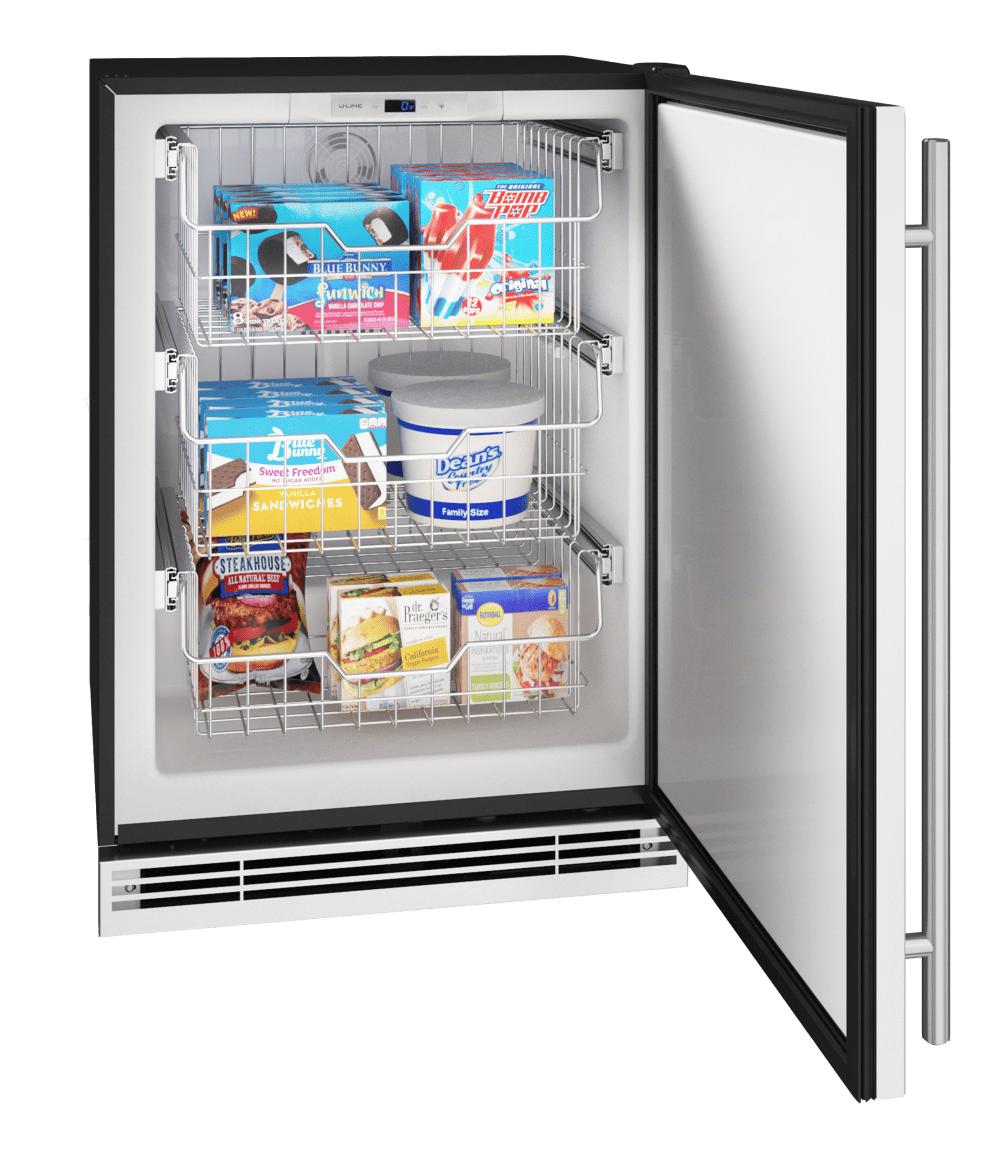U-Line HFZ124 24" Convertible Freezer Reversible Hinge 115v Freezers Wine Coolers Empire