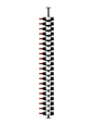 Ultra Wine Racks 21 Bottles HZ 1-Sided Floor-to-Ceiling Display Wine Racks FTC-BLK-1SD-1D-8FT Wine Coolers Empire