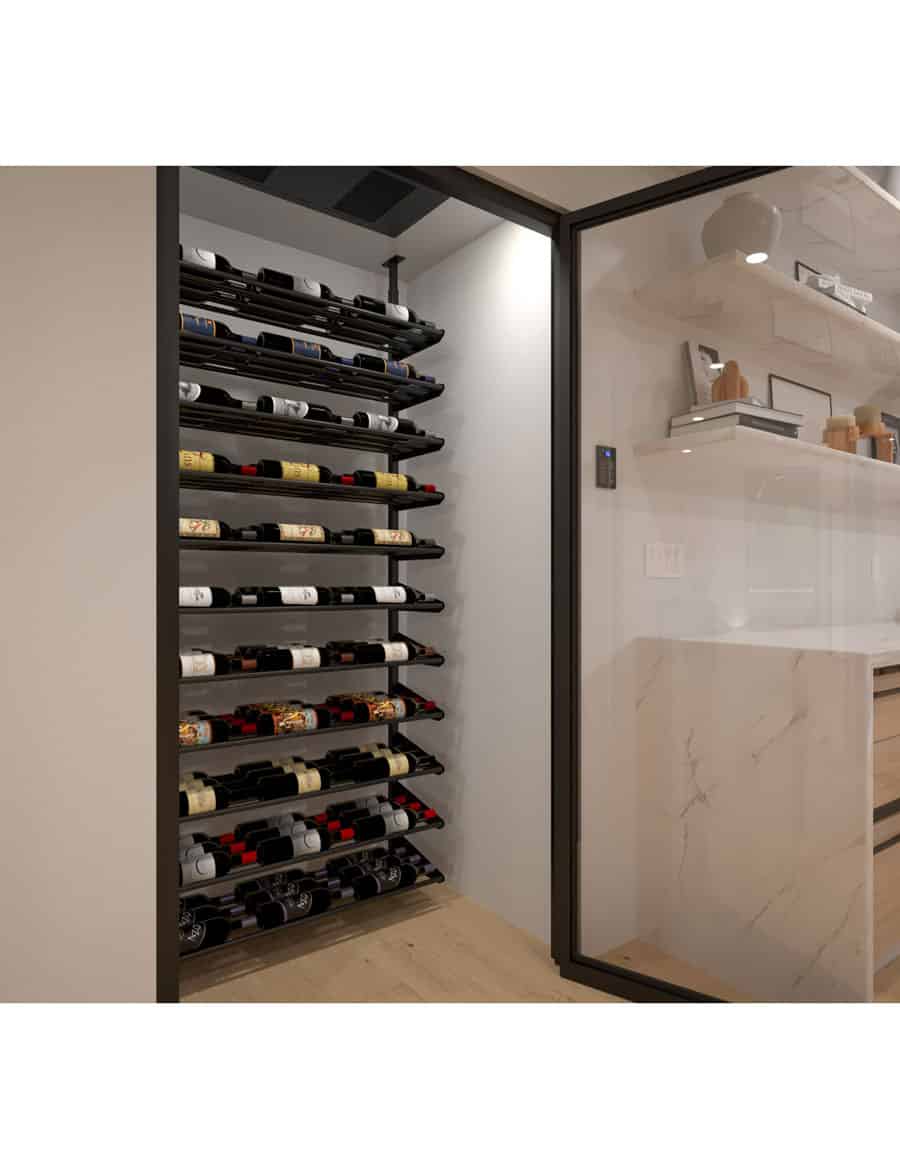 Ultra Wine Racks 66-99 Bottles Standard Showcase Horizontal Wine Racks Wine Coolers Empire
