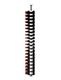 Ultra Wine Racks 84 Bottles HZ 2-Sided Floor-to-Ceiling Display Wine Racks FTC-BLK-2SD-2D-8FT Wine Coolers Empire
