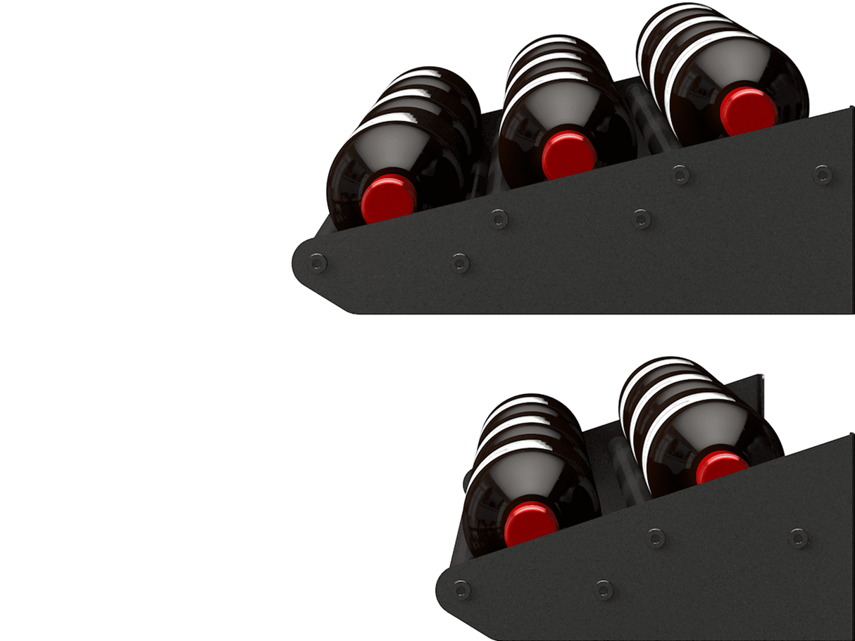 Ultra Wine Racks Cascading Rows Display Rows Wine Coolers Empire