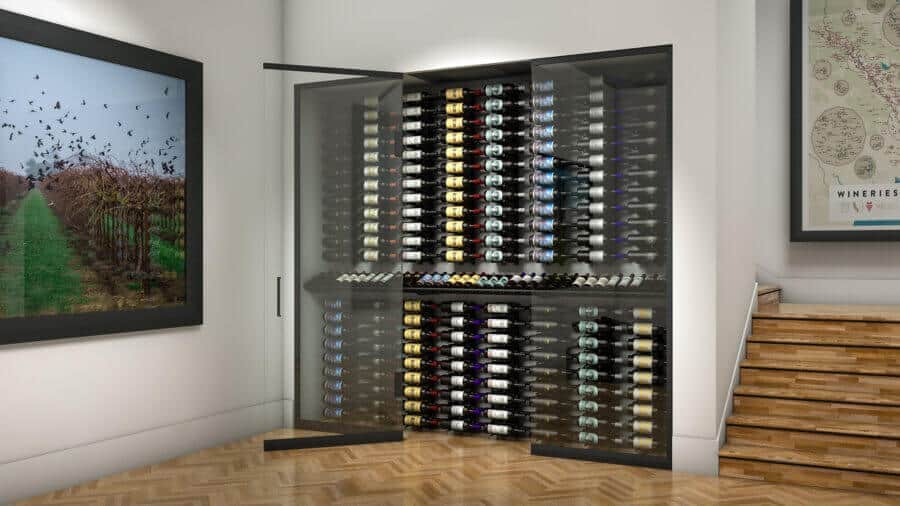 Ultra Wine Racks - Display Rows 3FT (12 Bottles) Display Rows 3FT-DISPLAY-BLK Wine Coolers Empire