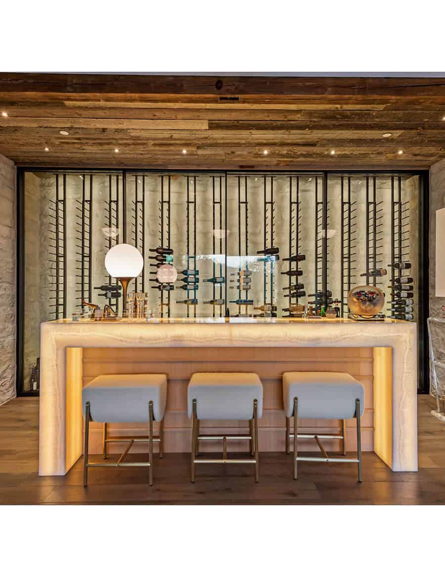 Ultra Wine Racks Floor-to-Ceiling Backer Channel FTC-BC-MBK Floor-to-Ceiling FTC-BC-MBK Wine Coolers Empire