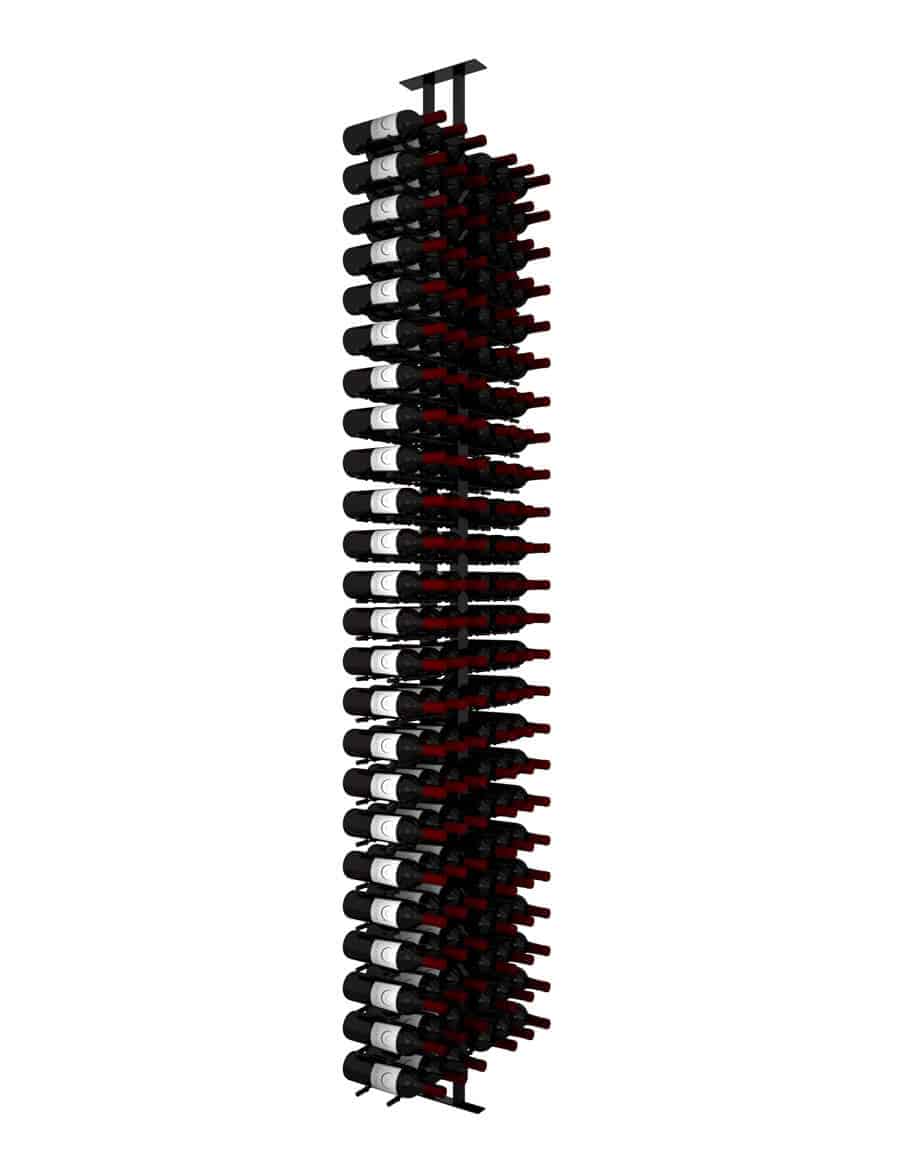 Ultra Wine Racks Floor-To-Ceiling Mounted Display - 2 Sided (126 Bottles) Floor-to-Ceiling FTC-BLK-2SD-TD Wine Coolers Empire