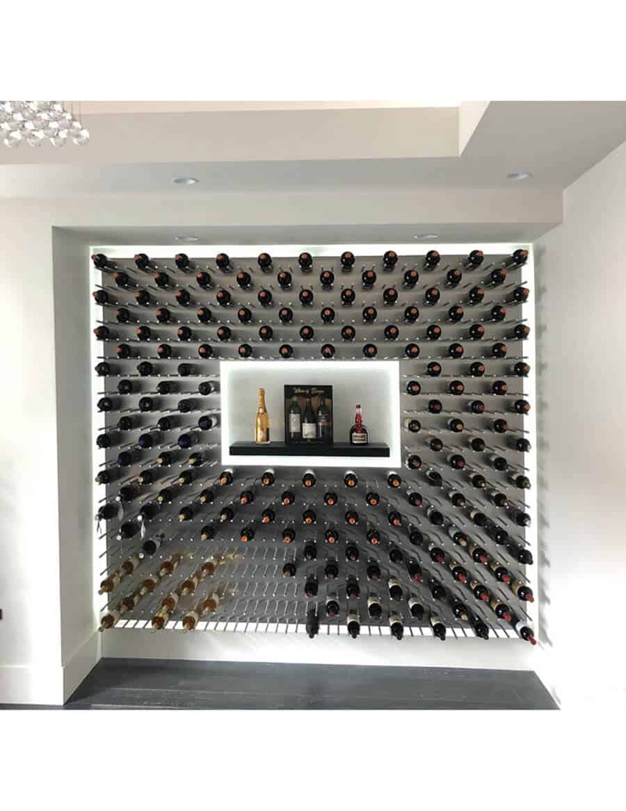 Ultra Wine Racks - Fusion Panels Straight Alumasteel (9 Bottles) Wine Panels Wine Coolers Empire