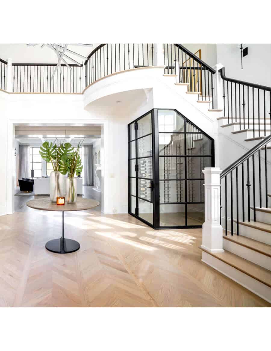 Ultra Wine Racks HZ Wall Rails - 3FT Metal Wine Racks (9 to 27 Bottles) Wall Rails Wine Coolers Empire