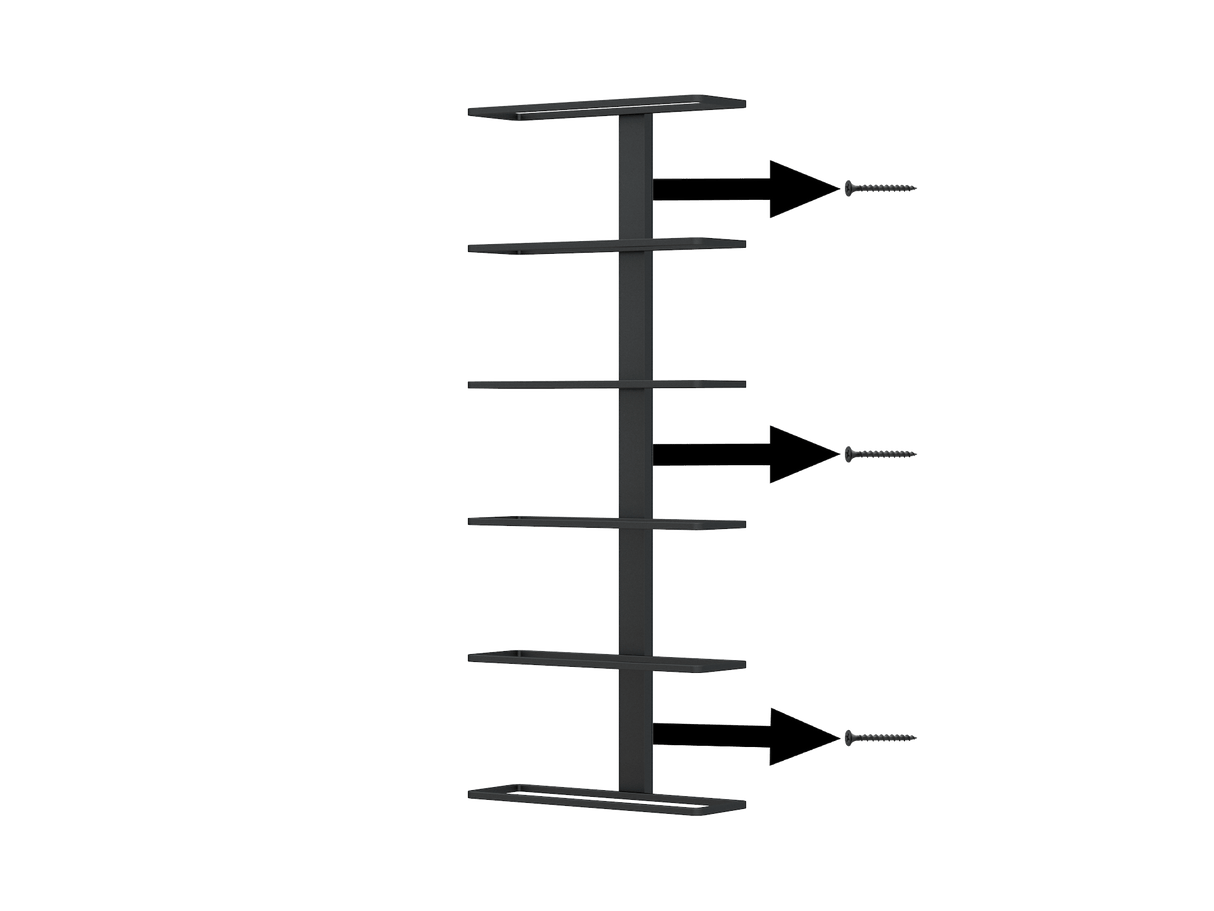 Ultra Wine Racks Max Reveal Label-Out Wall Rails Metal Wine Rack (1–4 ft) Wall Rails Wine Coolers Empire