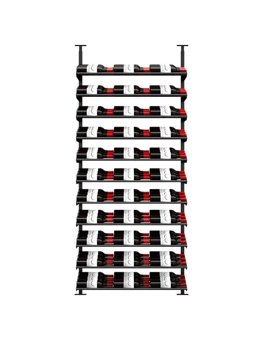 Ultra Wine Racks Showcase Standard Cascade Kits 66-99 Bottles Showcases Wine Coolers Empire