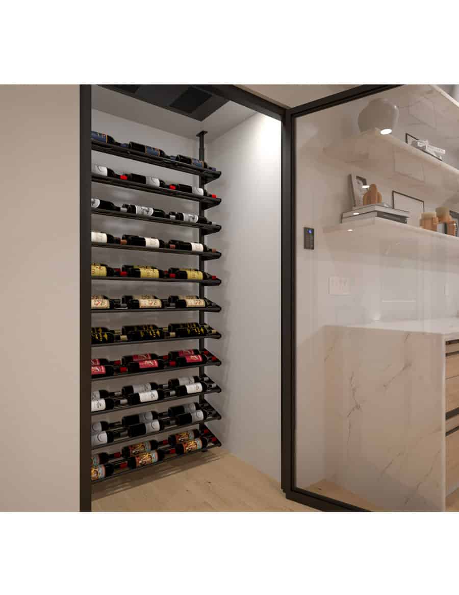 Ultra Wine Racks Showcase Standard Cascade Kits 66-99 Bottles Showcases Wine Coolers Empire