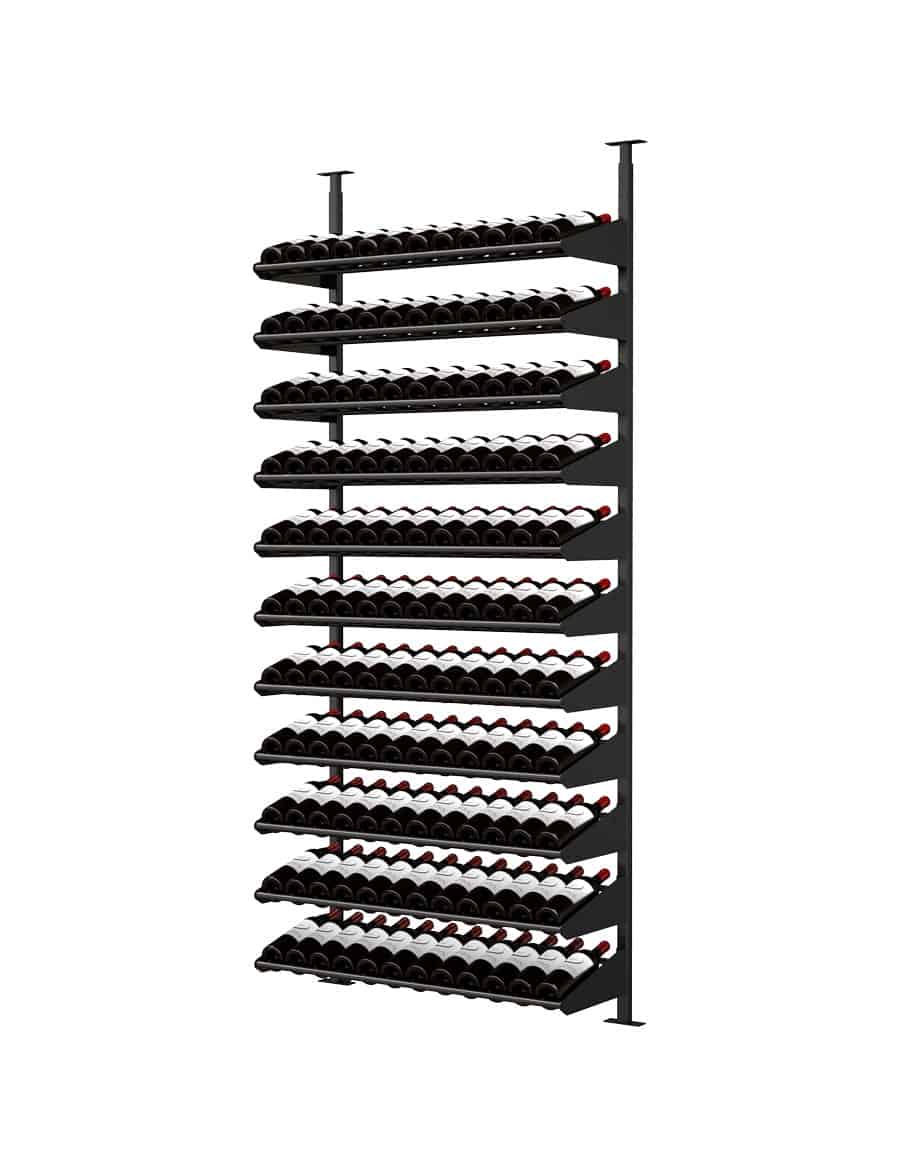 Ultra Wine Racks Showcase Standard Display Kit Showcases SC-STD-DR-BLK Wine Coolers Empire