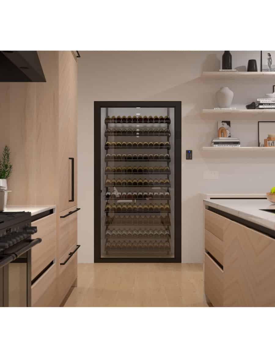 Ultra Wine Racks Showcase Standard Display Kit Showcases SC-STD-DR-BLK Wine Coolers Empire