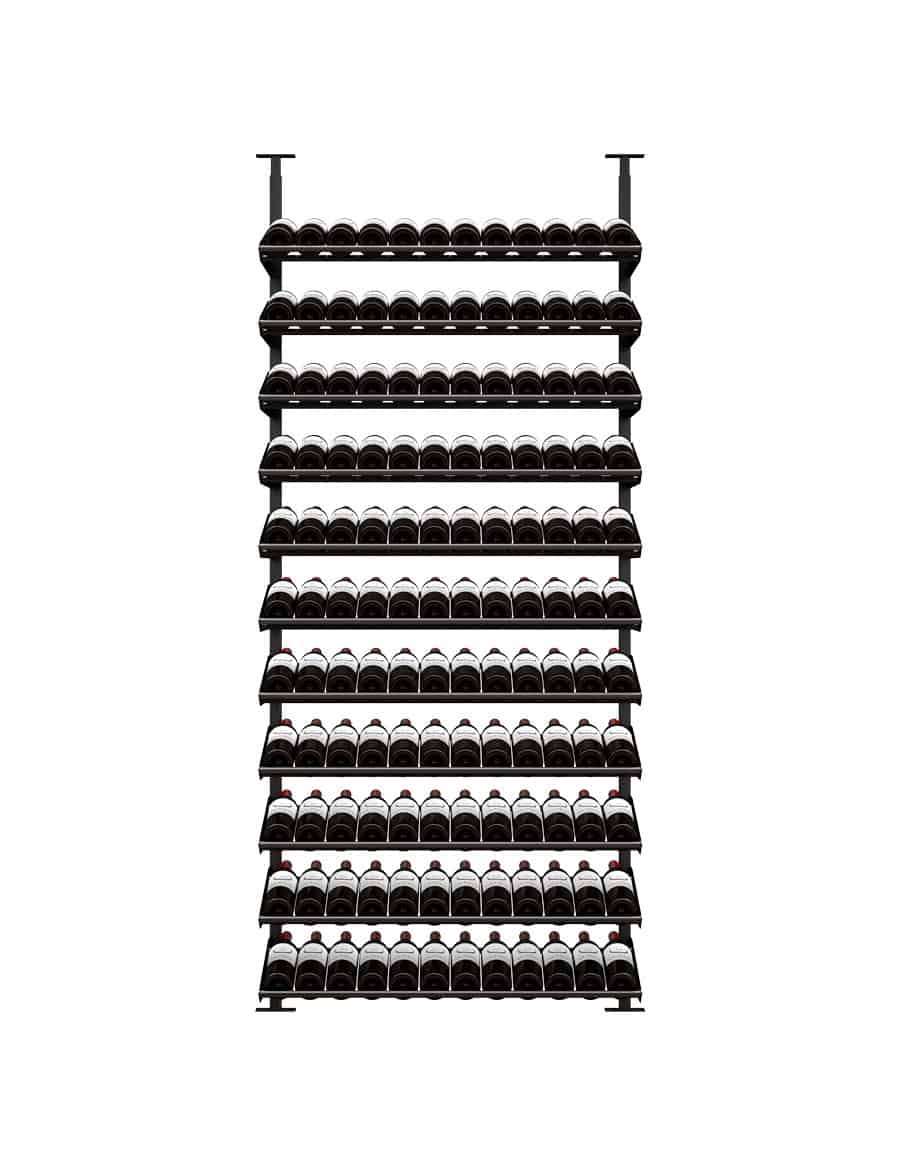 Ultra Wine Racks Showcase Standard Display Kit Showcases SC-STD-DR-BLK Wine Coolers Empire