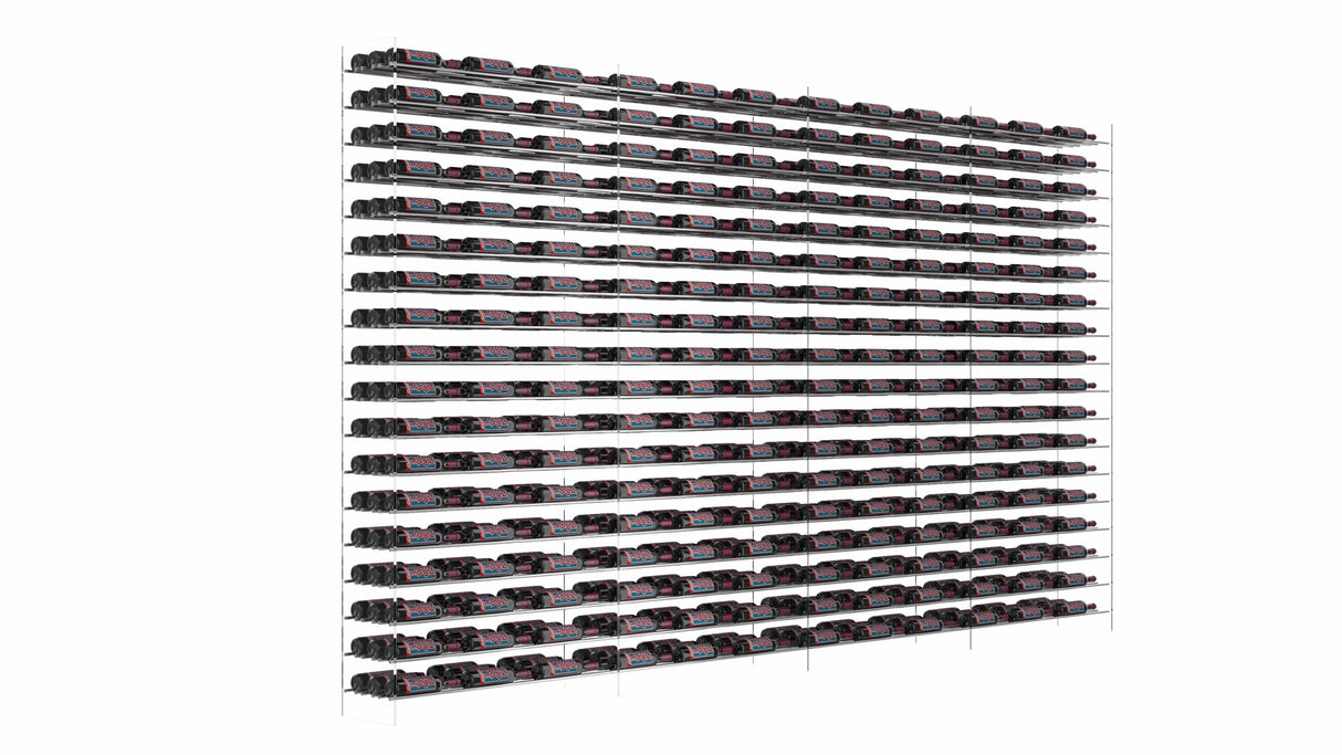 VintageView Evolution Freestanding Metal and Acrylic Wine Rack Tower 92 3C 648 Bottles/3 Extensions WT-92-B3X Wine Racks Wine Coolers Empire