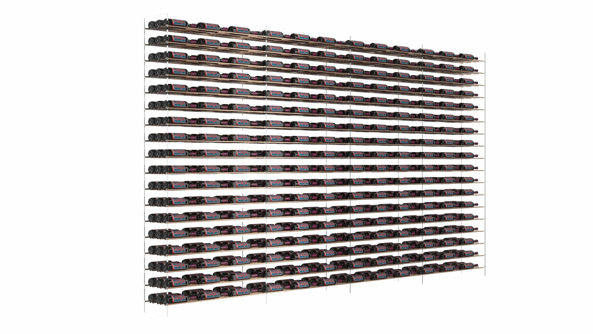 VintageView Evolution Freestanding Metal and Acrylic Wine Rack Tower 92 3C 648 Bottles/3 Extensions WT-92-B3X Wine Racks Wine Coolers Empire