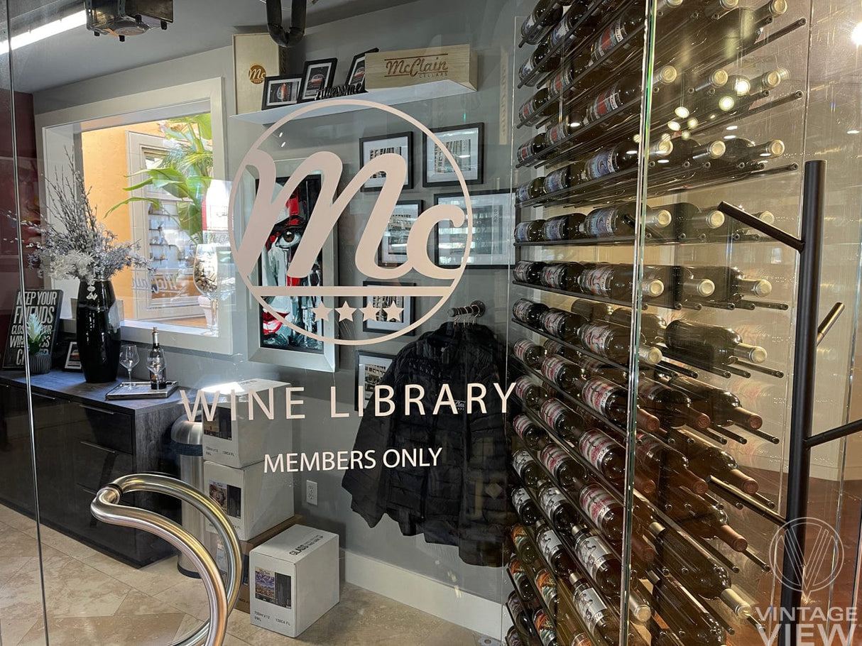 VintageView Evolution Freestanding Metal and Acrylic Wine Rack Tower 92 3C 648 Bottles/3 Extensions WT-92-B3X Wine Racks Wine Coolers Empire