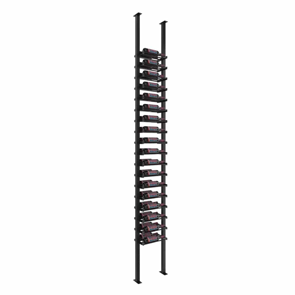 VintageView Evolution Low Profile Ultra Slim 36 Bottles Floor-to-Ceiling Wine Rack 10 1C LP-FCP-KIT-1C-2-K Wine Racks Wine Coolers Empire